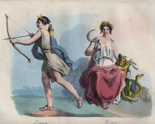 Mitologia romana - Diana, dea della caccia, e Cerere, dea dell
