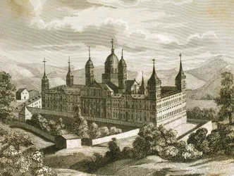 Monastero Reale di San Lorenzo de El Escorial, provincia di Madrid, Spagna
