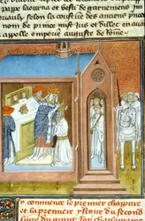 Consacrazione (incoronazione) di Carlo Magno (742 - 814) nell