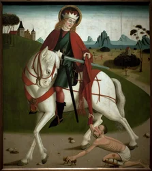 San Martino e il mendicante