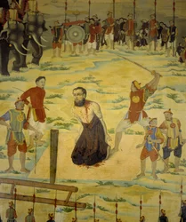 San Pietro Dumoulin Borie, Martire a Dong Hoi, Tonchino nel 1838. Dipinto anonimo del XIX secolo