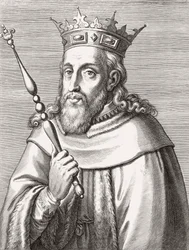 Sancho II, Re del Portogallo. Ritratto.
