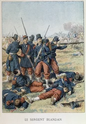 Il sergente Blandan morì durante la conquista dell