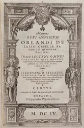 Spartito dei Psalmi Poenitentiales di Roland de Lassus (1604)