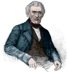 Sir David Brewster, fisico scozzese - Ritratto di David Brewster (1781-1868)