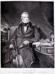 Sir John Walter Scott 1771-1832, scrittore e poeta inglese.