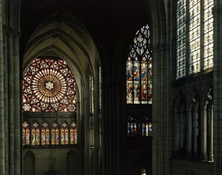 Vetrate e rosone della cattedrale di Troyes
