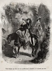 Una donna che legge questo mi soffierebbe volentieri, e non avrebbe torto. - Illustrazione per le 