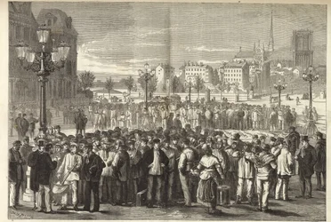 La fiera dei muratori sulla Place de l