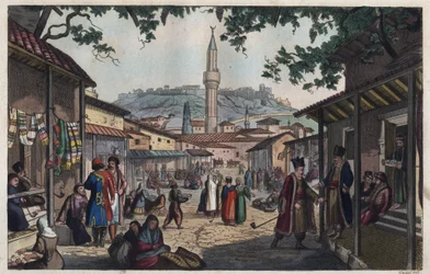 Il mercato-bazar di Atene all