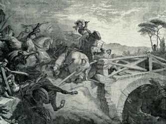 La Battaglia del Garigliano tra francesi e spagnoli durante la Terza Guerra Italiana, 29 dicembre 1503: Gonzalo Fernandez De Cordoba detto El Gran Capitan