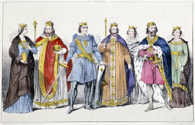 I Carolingi: Richarde (845-dopo 887) e Carlo III Il Grosso (839-888), Arnolfo di Carinzia (ca. 850-899), Luigi IV d