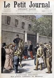 Il caso Dreyfus: la prigione militare di Rennes - in "Le Petite Journal" del 09/07/1899