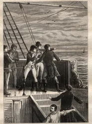 La spedizione nelle terre meridionali (1800-1803) di Nicolas Baudin (1754-1803): i marinai al largo della Nuova Olanda (Australia) segnalano una vela all