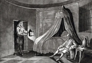 La maschera di ferro nella sua prigione sull