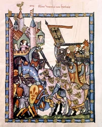 Il poeta e cavaliere svizzero Graf Werner von Homberg (1284-1320) al servizio dell