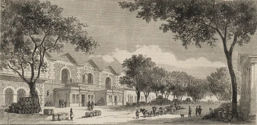 Il magazzino dei vini a Parigi nel 1861 - Distretto Eaux de vie