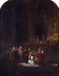 La Donna Adultera (dopo Rembrandt), c.1845