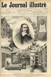 Il bicentenario di Pierre Corneille - incisione in "Le journal illustré" del 1884