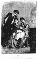 La nascita del figlio di Renzo e Lucia - in I promessi sposi di Manzoni