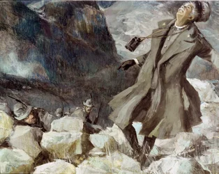 La morte del generale Antonio Cantore nelle Tofane, 20 luglio 1915 (dipinto)