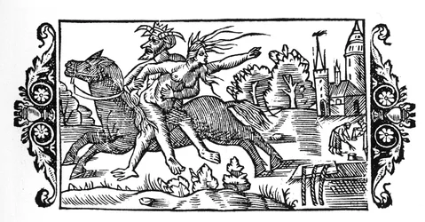 Il diavolo che porta una strega - in 