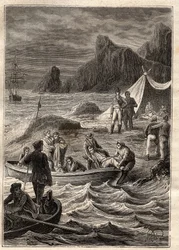La spedizione nelle terre meridionali (1800-1803) di Nicolas Baudin (1754-1803): i malati di scorbuto furono trasportati a terra nella Baia dell
