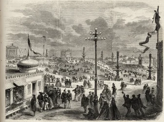 La festa del 15 agosto 1867 al Trocadero di Parigi - L
