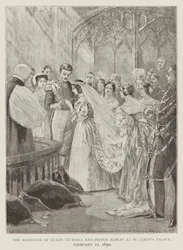 Il matrimonio della regina Vittoria e del principe Alberto