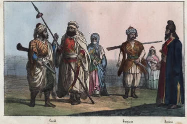 Costumi tradizionali curdi - georgiani - armeni