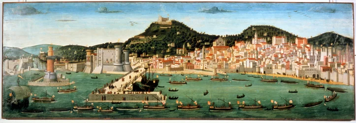 Ritorno trionfale della flotta di Ferdinando I (1423-1494) dopo la battaglia di Ischia contro Renato I d