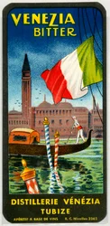 Pubblicità del Venezia bitter (cromolitografia fine XIX secolo)