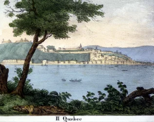 Veduta della città di Quebec all