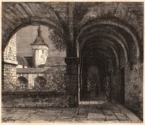 Veduta del chiostro dell