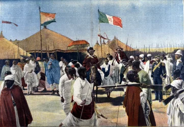 Visita di Menelik II (1844-1913, Re d