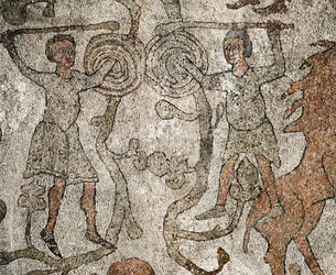 Lottatori, simbolo del Cristianesimo