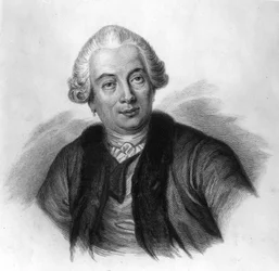 Ritratto di Claude Bourgelat (1712-1779). Fondatore della prima scuola veterinaria del mondo. Incisione del XIX secolo.