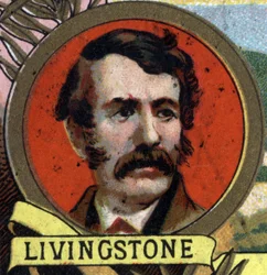 Ritratto di David Livingstone (1813-1873), missionario ed esploratore scozzese. Cromolitografia della fine del XIX secolo.