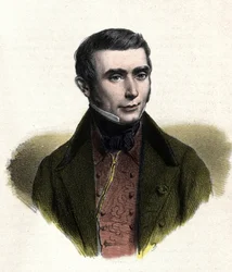 Ritratto di Eugène Scribe (1791-1861), autore francese di commedie di costume