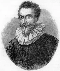 Ritratto di François de Malherbe, poeta francese (incisione del 1866)
