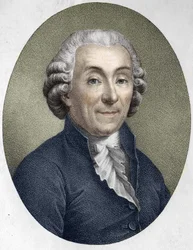 Ritratto di Gabriel Bonnot de Mably. Moralista, storico ed economista francese (1709-1785)