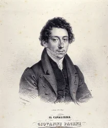 Ritratto di Giovanni Pacini, compositore italiano (1796-1867)