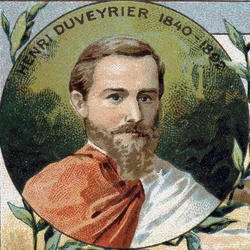 Ritratto di Henri Duveyrier. Geografo e viaggiatore francese (1840-1892)