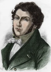 Ritratto di Jean François Champollion detto Champollion il Giovane, egittologo francese (1790-1832)