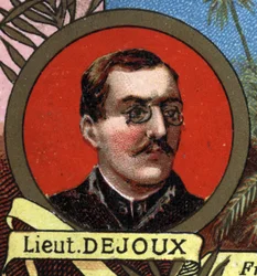 ritratto di LITTER DEJOUX incaricato di una missione geografica in Madagascar nel 1897