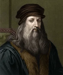 Ritratto di Leonardo da Vinci (1452-1519), pittore italiano