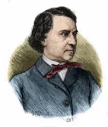 Ritratto di Louis Blanc, politico e storico francese (1811-1882)