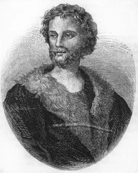 Ritratto di Mathurin Régnier, poeta francese (1573-1613)