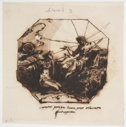 Disegno, Cerere chiede a Giove il ritorno di Proserpina, 1812