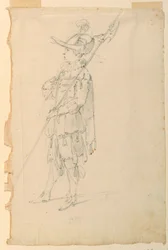Disegno, Costume Design: Alabardiere per un balletto, 1720 ca.